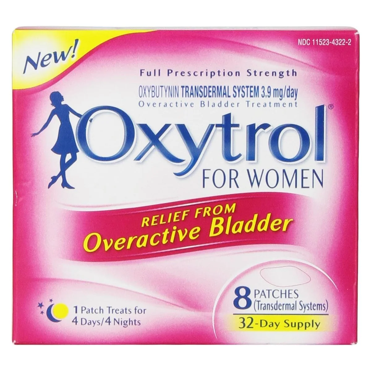 Oxytrol for Women 8-Patch Box